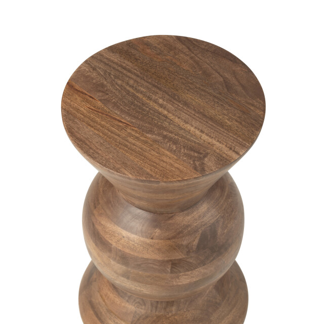 J-Line bijzettafel candy mango hout 31x31x50cm 3002345 large