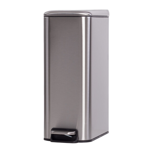 QUVIO Prullenbak 8l metaal - 2596034 large