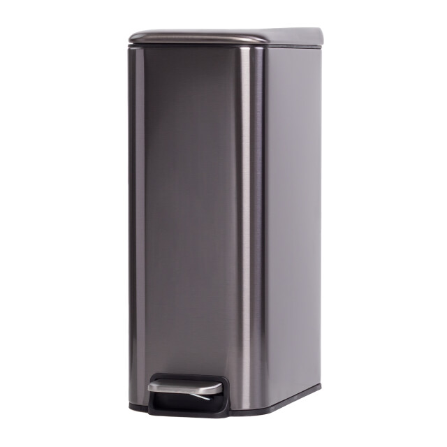 QUVIO Prullenbak 8l metaal - 2596035 large