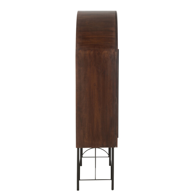 J-Line rek aura mango hout/metaal 90x45x185cm 3002353 large