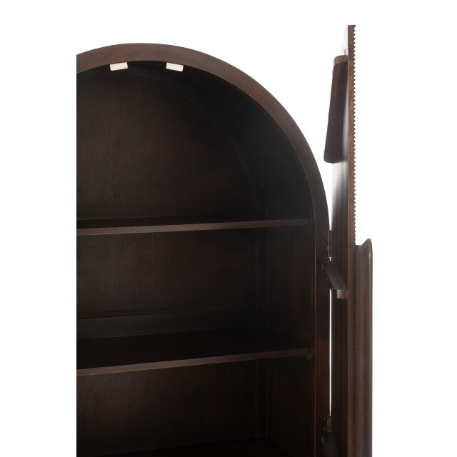 J-Line rek aura mango hout/metaal 90x45x185cm 3002353 large