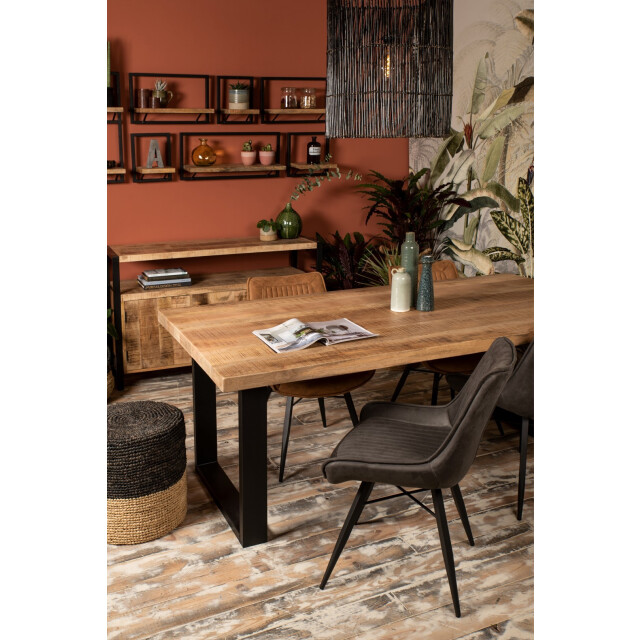 HSM Collection -rechthoekig tafelblad portland -220x100x2,5+2,5--mango 2922681 large