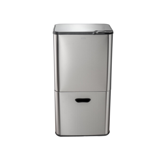 Luzzo ® kansas push prullenbak 63 liter afvalscheiding 4 vakken afval scheiden 3047895 large