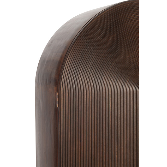 J-Line rek aura mango hout/metaal 90x45x185cm 3002353 large