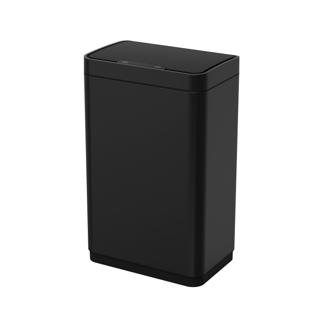 Luzzo ® iowa black prullenbak met sensor 50 liter mat 3047801 large