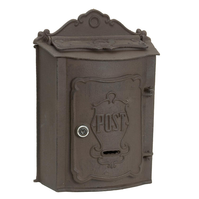 Clayre & Eef Clayre & eef brievenbus 27x11x37 cm ijzer rechthoek post wandbrievenbus 1088194 large