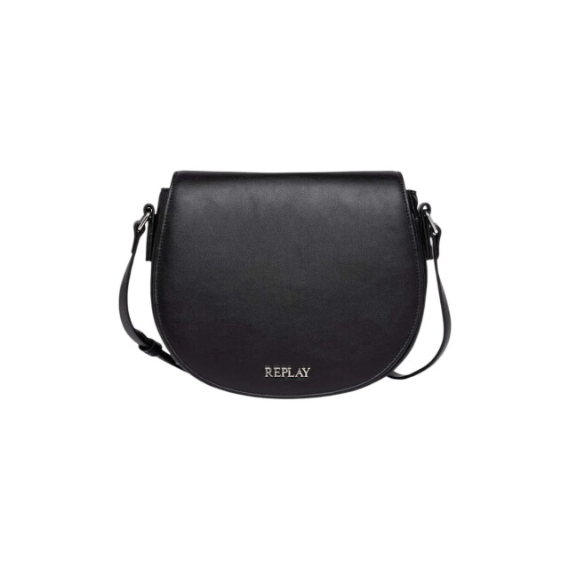 Replay Reserved tas dames Replay Zwart Reserved Effen kleur ZADELTAS large