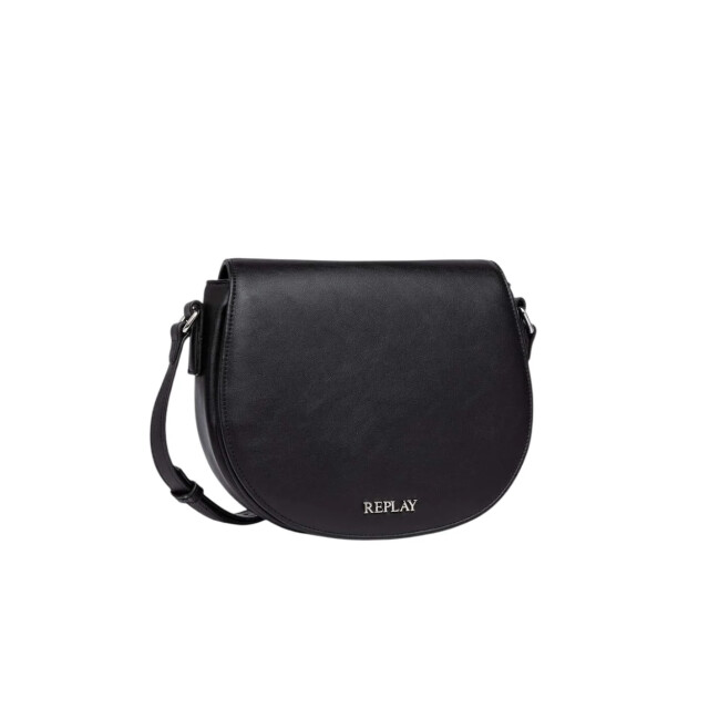 Replay Reserved tas dames Replay Zwart Reserved Effen kleur ZADELTAS large