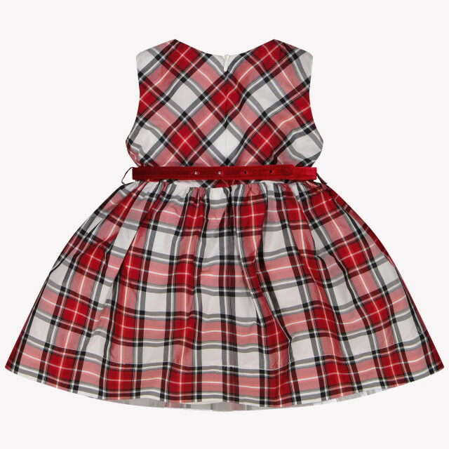 Monnalisa Baby meisjes jurk <p>31D91144204301RED/WHITE large