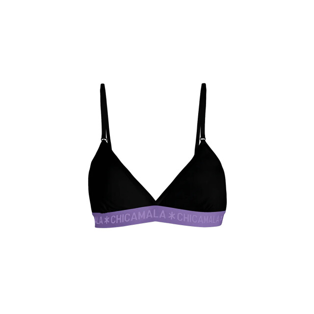 Muchachomalo Meisjes 1-pack triangle top effen SOLID1217-60J large