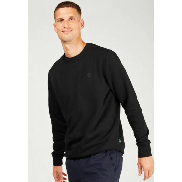 Kronstadt Lars ks3527 999 black heren crew neck sweater 999 Black/LARS KS3527 large