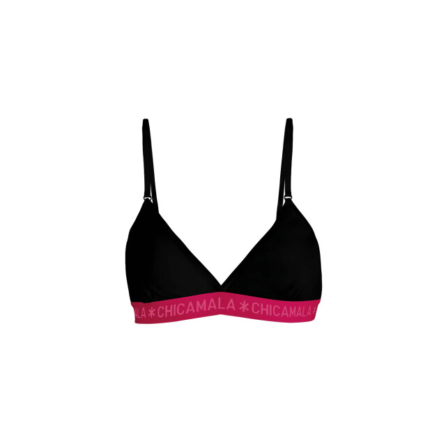 Muchachomalo Meisjes 1-pack triangle top effen SOLID1217-68J large