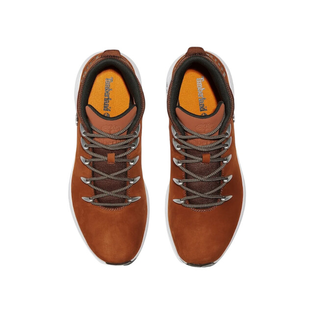 Timberland Sprint trekker halfhoge vetersneaker Timberland Bruin Sprint Sneakers large