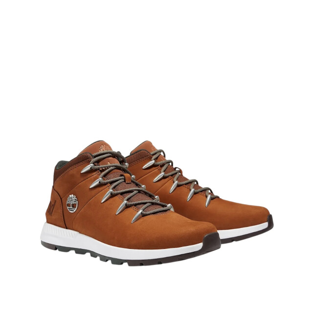 Timberland Sprint trekker halfhoge vetersneaker Timberland Bruin Sprint Sneakers large