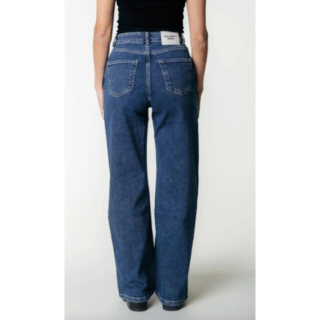 Colourful Rebel Gaias high rise denim mid blue gaias high rise denim mid blue large