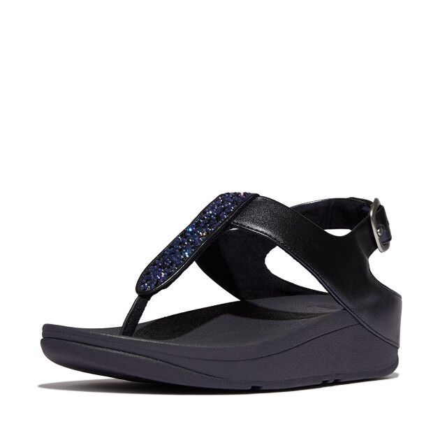 FitFlop Fino crystal-mix t-strap sandals IU5 large