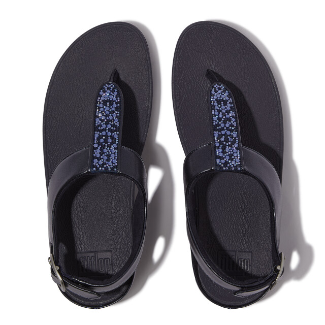 FitFlop Fino crystal-mix t-strap sandals IU5 large