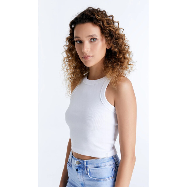 C.O.J. Denim Coj top zoe white COJ top Zoe white large