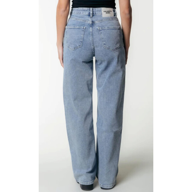 Colourful Rebel Gaias high rise denim light blue Gaias high rise denim light blue large