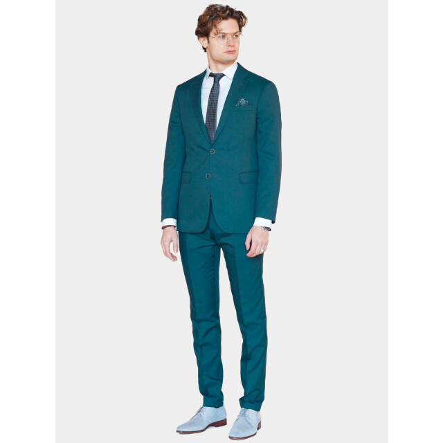 Bos Bright Blue Kostuum fresco modern fit bs20/01600 181136 large