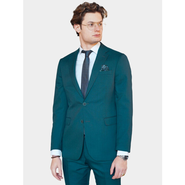 Bos Bright Blue Kostuum fresco modern fit bs20/01600 181136 large