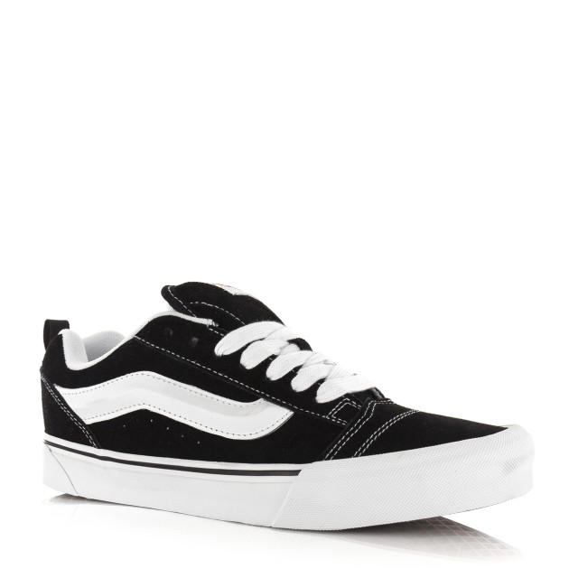 Vans knu skool | black / true whit lage sneakers unisex VN0009QC6BT1 large