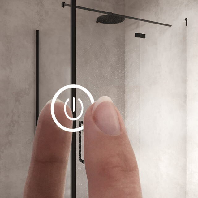 Vtw Living Badkamerspiegel rond 60 cm led verlichting en anti condens verwarming 2979179 large