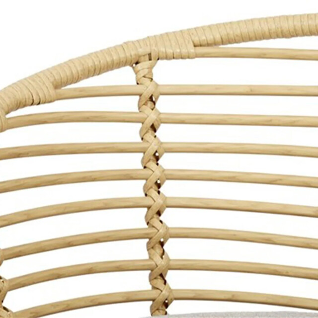 Lisomme Dax rotan tuinstoel naturel met kussen 2028640 large