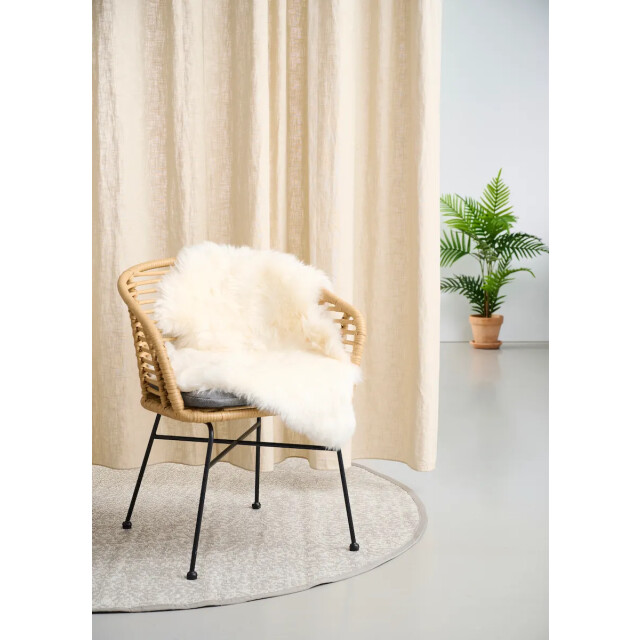 Lisomme Dax rotan tuinstoel naturel met kussen 2028640 large