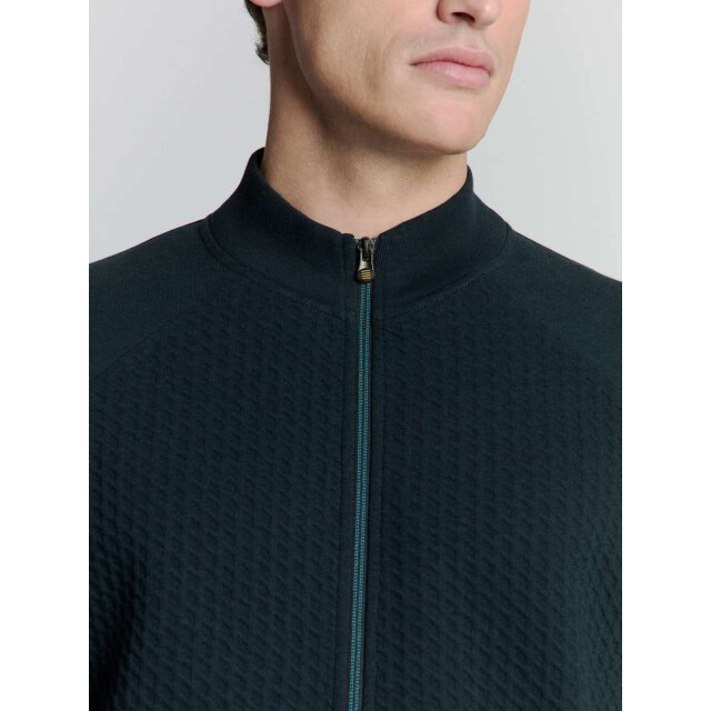 No Excess Sweater full zipper jacquard mix night 27100118-078 large