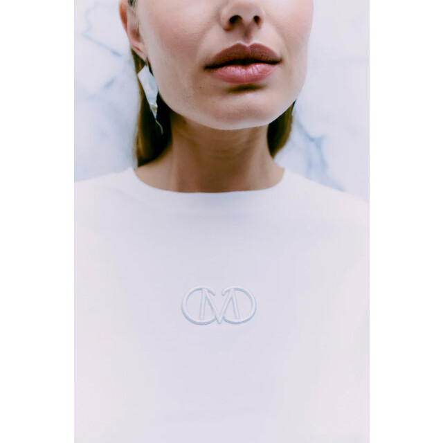 Copenhagen Muse Comfortabel t-shirt met borduur 205784-8273 large