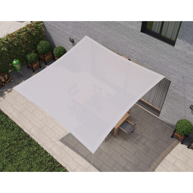 Hanse® Schaduwdoek vierkant waterdoorlatend 4x4 m zonnedoek 3048650 large