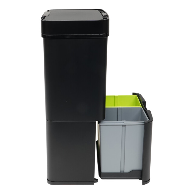 4cookz ® smart waste black m afvalscheiding prullenbak met sensor 72 l 3047750 large