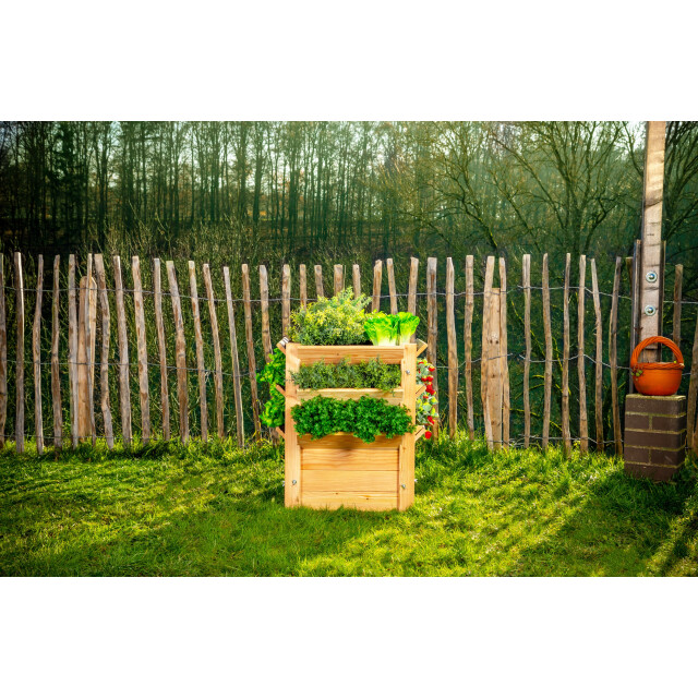 Westmann Verhoogde plantenbak premium l 66x66x73 cm 3047650 large