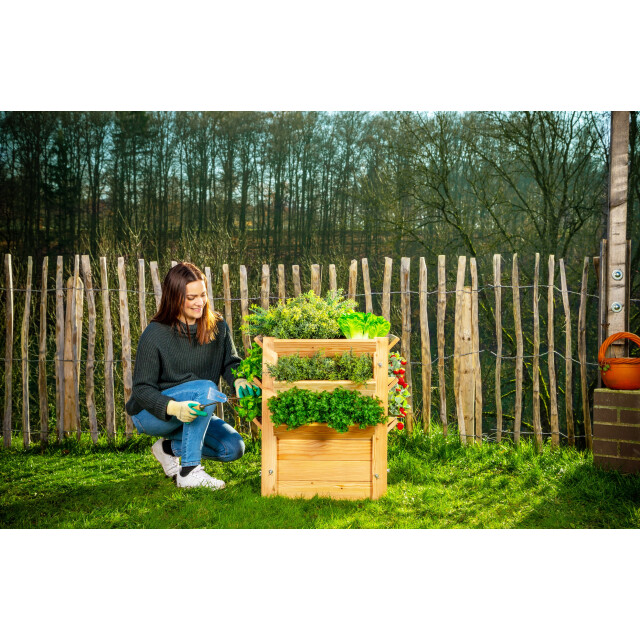 Westmann Verhoogde plantenbak premium l 66x66x73 cm 3047650 large