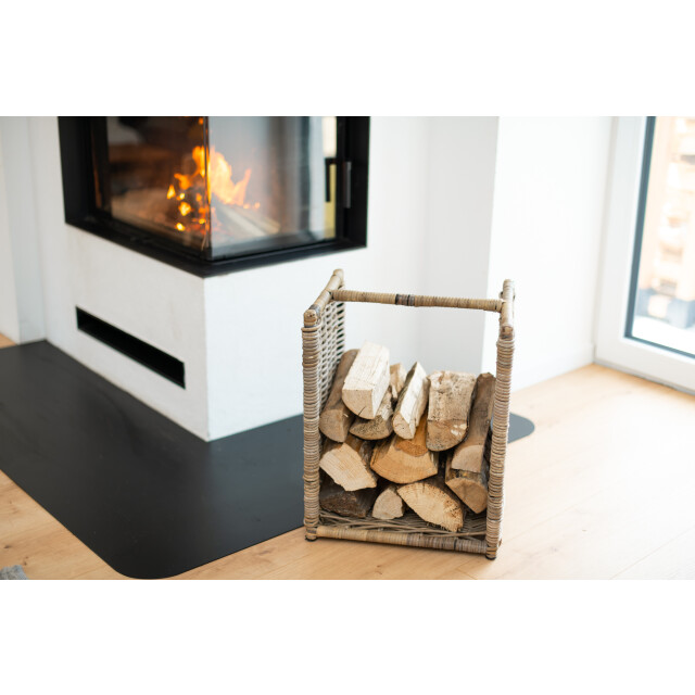 Westmann Rotan haardhout houtmand costa 40x36x50 cm 3048370 large
