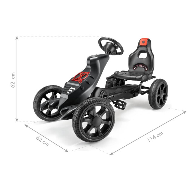 Xootz Venom skelter - 114x62x62cm stalen frame en lekvrije banden 3048310 large