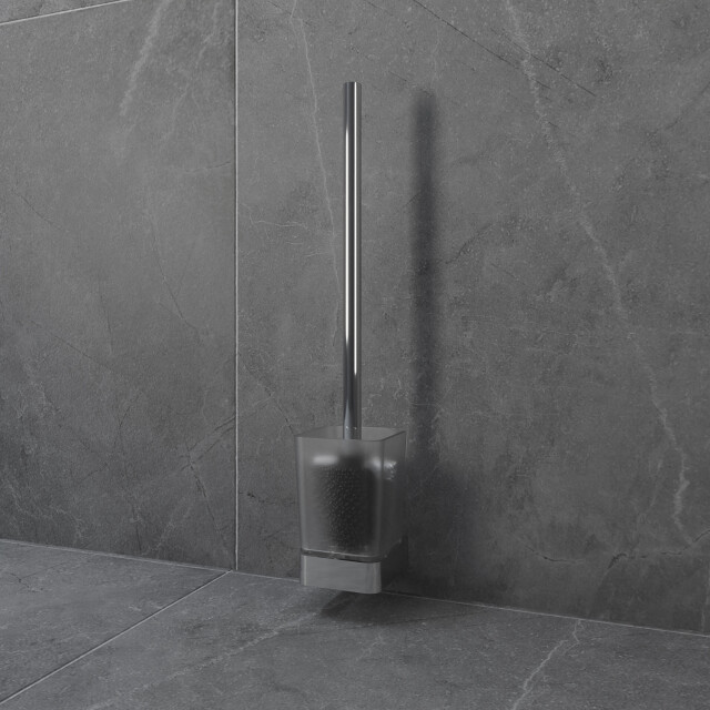 Luzzo ® piazzo messing toiletborstel met wand houder - 3048830 large