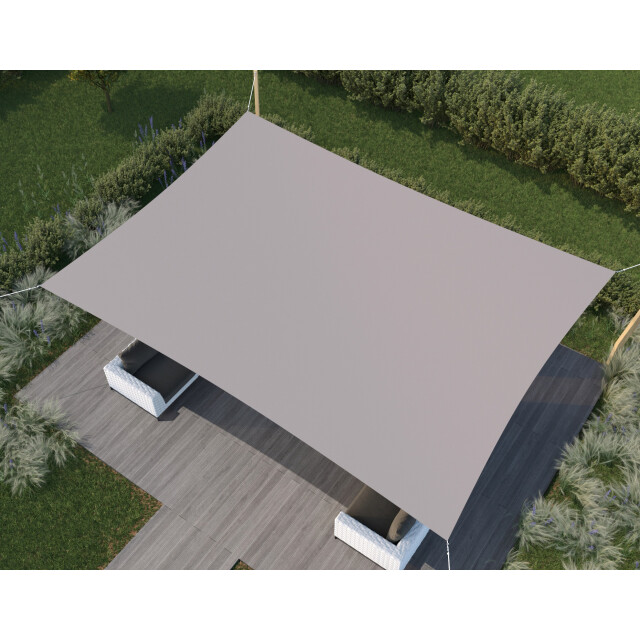 Hanse® Schaduwdoek rechthoek waterdoorlatend 6x7 m zonnedoek 3048790 large