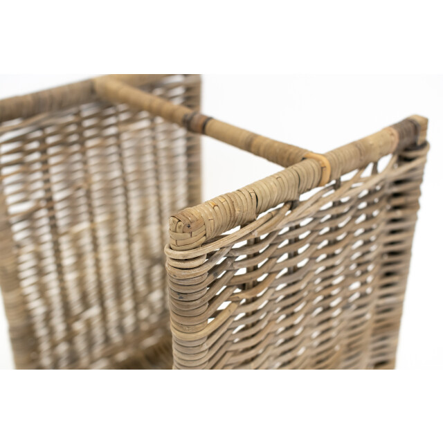 Westmann Rotan haardhout houtmand costa 40x36x50 cm 3048370 large