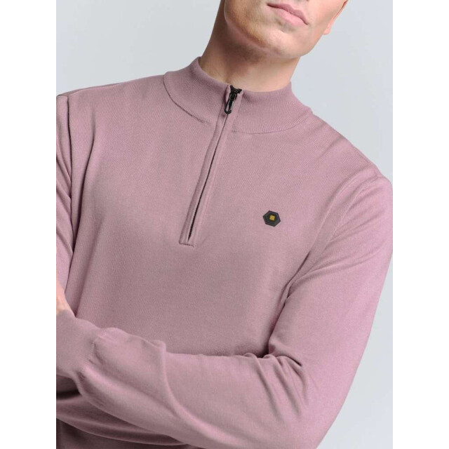 No Excess Pullover half zip mauve 27210106SN-146 large