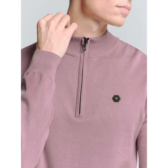 No Excess Pullover half zip mauve 27210106SN-146 large