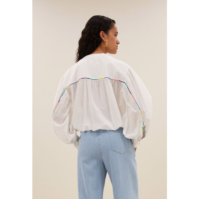 By-Bar Amsterdam Linn blouse off white 25112036-010 large