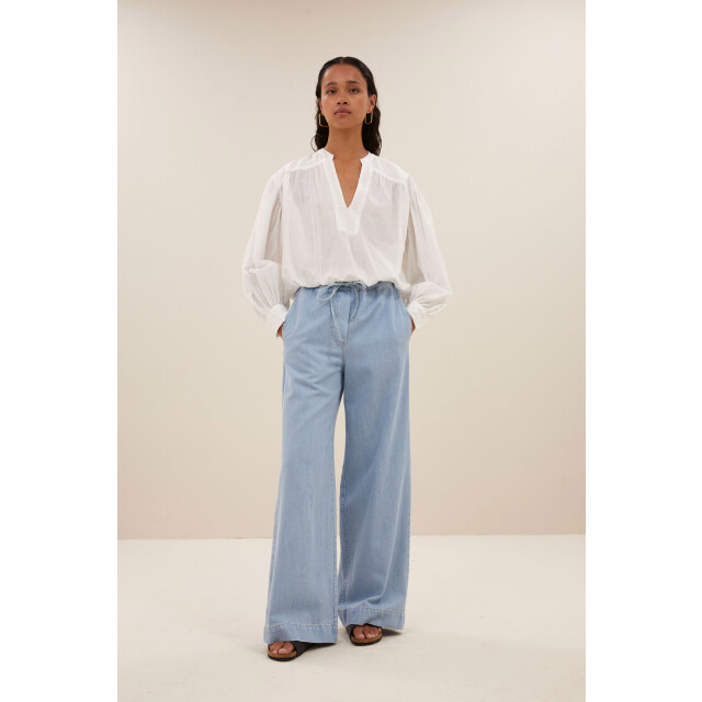 By-Bar Amsterdam Linn blouse off white 25112036-010 large