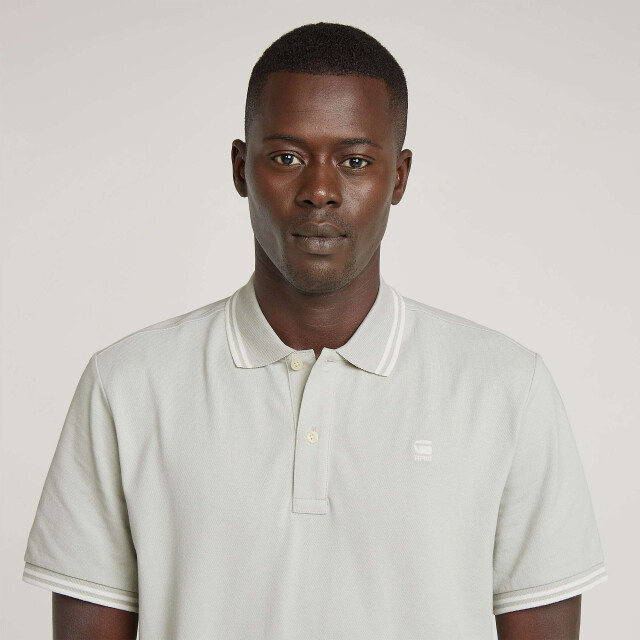 G-Star Dunda slim stripe polo s\s D17127-5864-G987 large