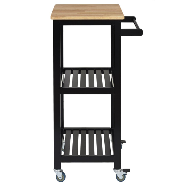 5Five Keukentrolley met 2 planken op wielen 37x45x85 cm - 3047708 large