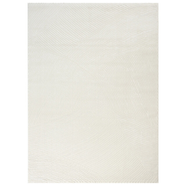 Muratap Japandi abstract vloerkleed laagpolig modern design effen uni creme- 3046143 large