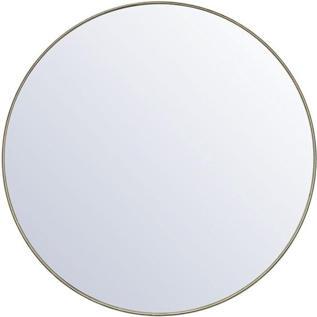 Vtw Living Spiegel groot rond spiegels wandspiegel frame rand 120 cm 3058783 large