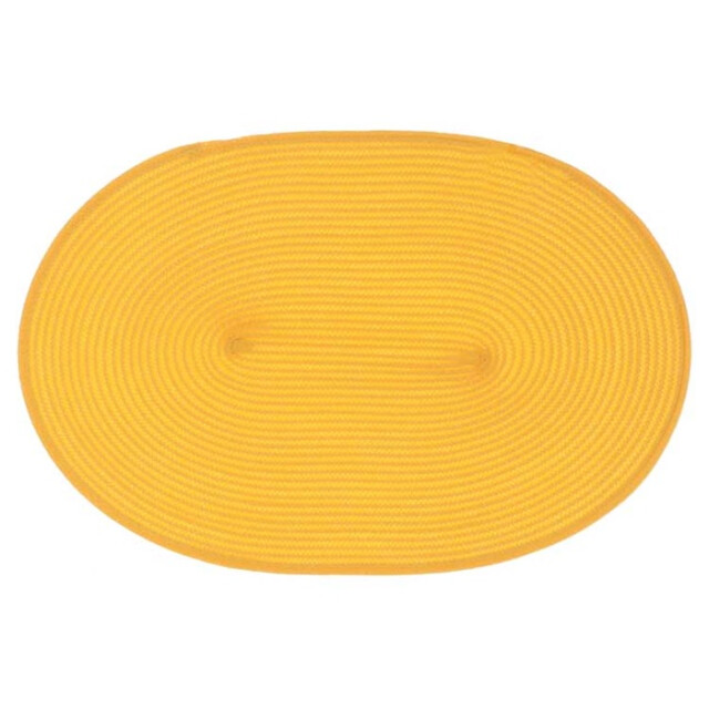 Unique Living placemat daisy ovaal rotan /oranje 45x30cm 3004139 large