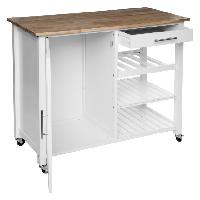 5Five ® luxe grote houten keukentrolley - 3047904 large